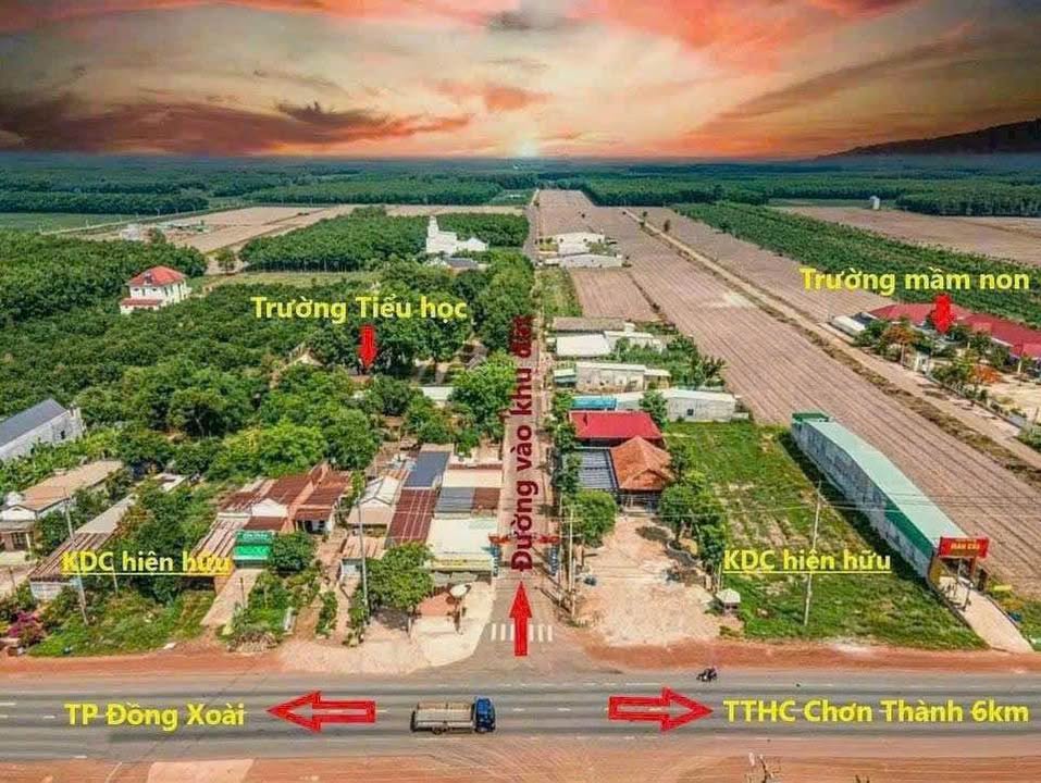 Đất thổ cư 250m² tại Minh Thắng, Chơn Thành chỉ 450 triệu - Cơ hội đầu tư tuyệt vời!