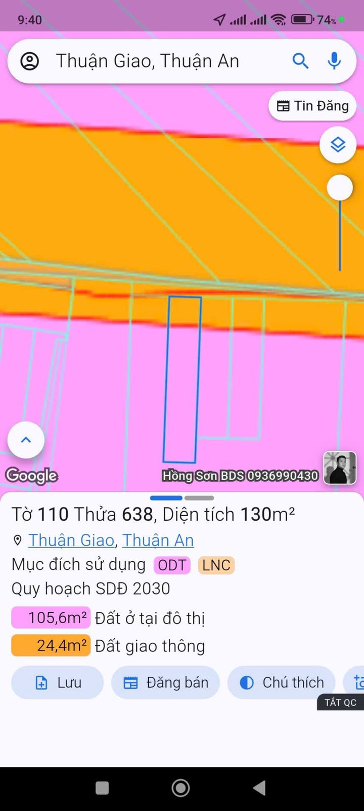 Đất nền đẹp tại Phường Bình Chuẩn, TP Thuận An, 150m² giá 2.49 tỷ - Cơ hội đầu tư sinh lời!