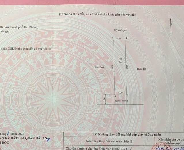 Đất 522 Ngô Gia Tự, Hải Phòng 522m² - Ô tô vào tận nơi, khu dân cư ổn định!