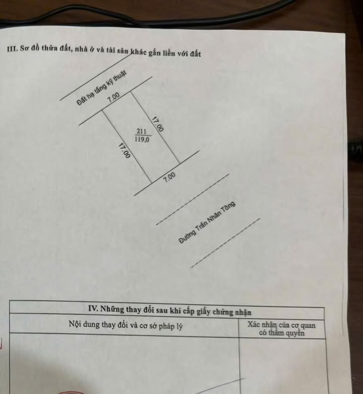 Đất nền BLK7 Trần Nhân Tông 119m² giá tốt - Cơ hội đầu tư vàng!
