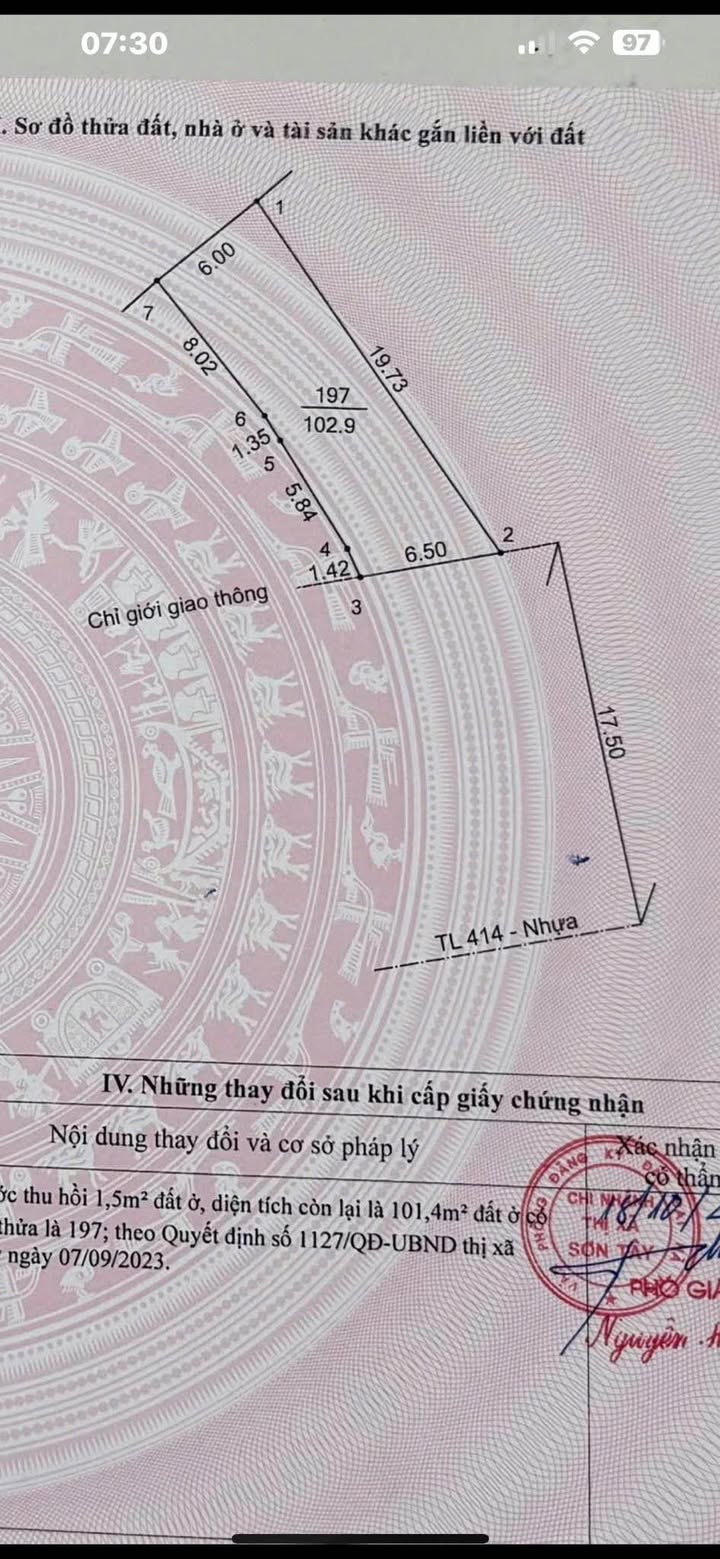 FrontHouse Tỉnh Lộ 87A, Phường Xuân Khanh 103m² giá 6 tỷ - Mặt tiền 6m thuận lợi!