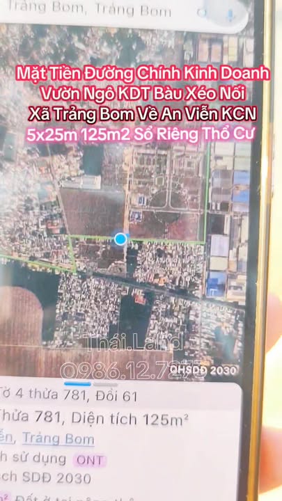 Mặt tiền kinh doanh KDT Bàu Xéo 125m² giá thỏa thuận - Đầu tư sinh lời