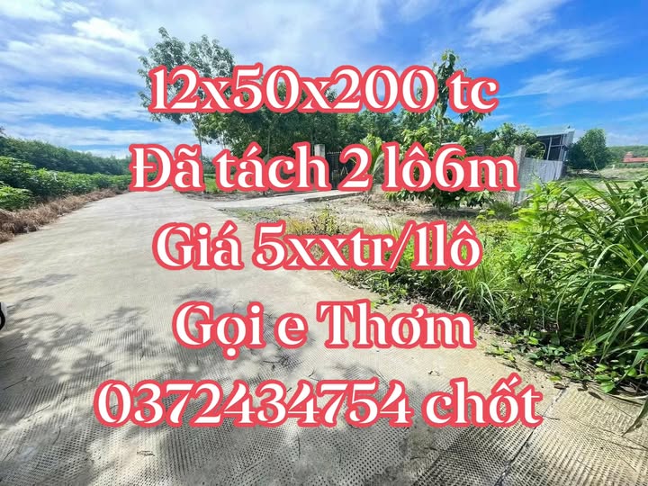 Đất nền 600m² tại Phường Minh Hưng, Chơn Thành - Cơ hội đầu tư hấp dẫn!