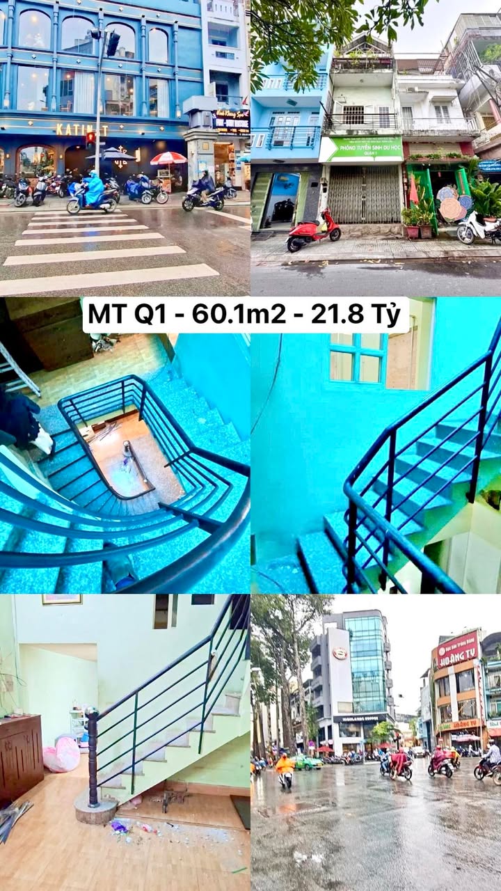 Nhà mặt tiền Quận 1 - 60.1m² giá 21.8 tỷ - Cơ hội đầu tư tuyệt vời!