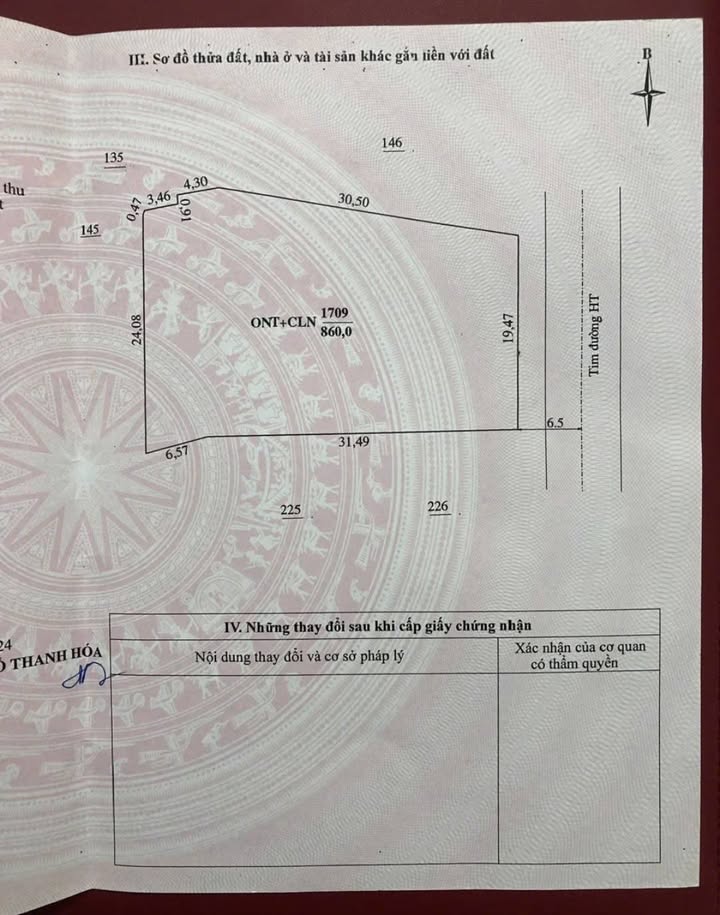 Đất nền 860m² Trục Chính TP. Thanh Hóa giá 8.6 tỷ - Cơ hội đầu tư tốt!