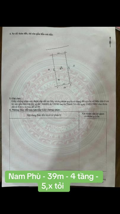 Nhà đẹp Ninh Sở, Thường Tín 39m² giá 5.96 tỷ - Tiện ích ngập tràn!