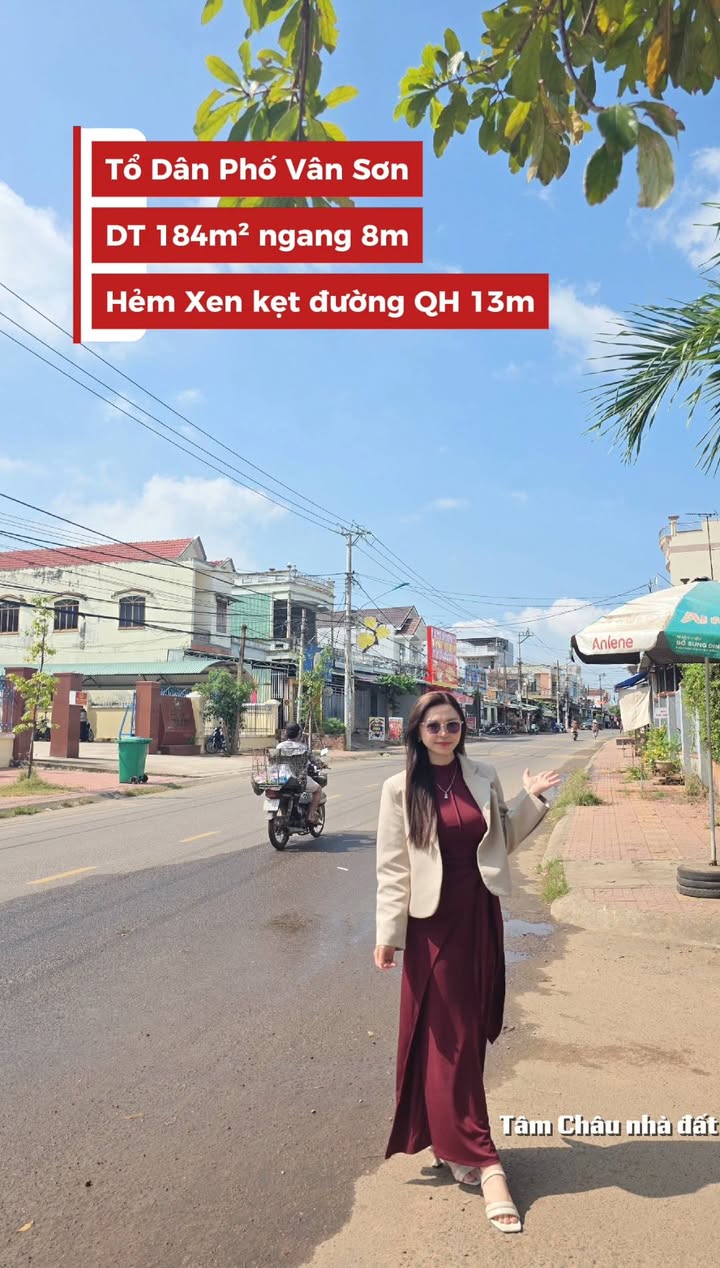 Đất nền 184m² tại Vân Sơn, An Nhơn giá chỉ 800 triệu - Cơ hội đầu tư hiếm có!