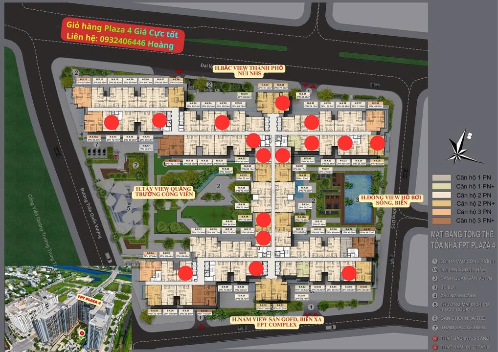 Căn hộ Plaza 4 Mỹ Đình 60m² giá từ 2.5 tỷ - Sổ hồng chính chủ