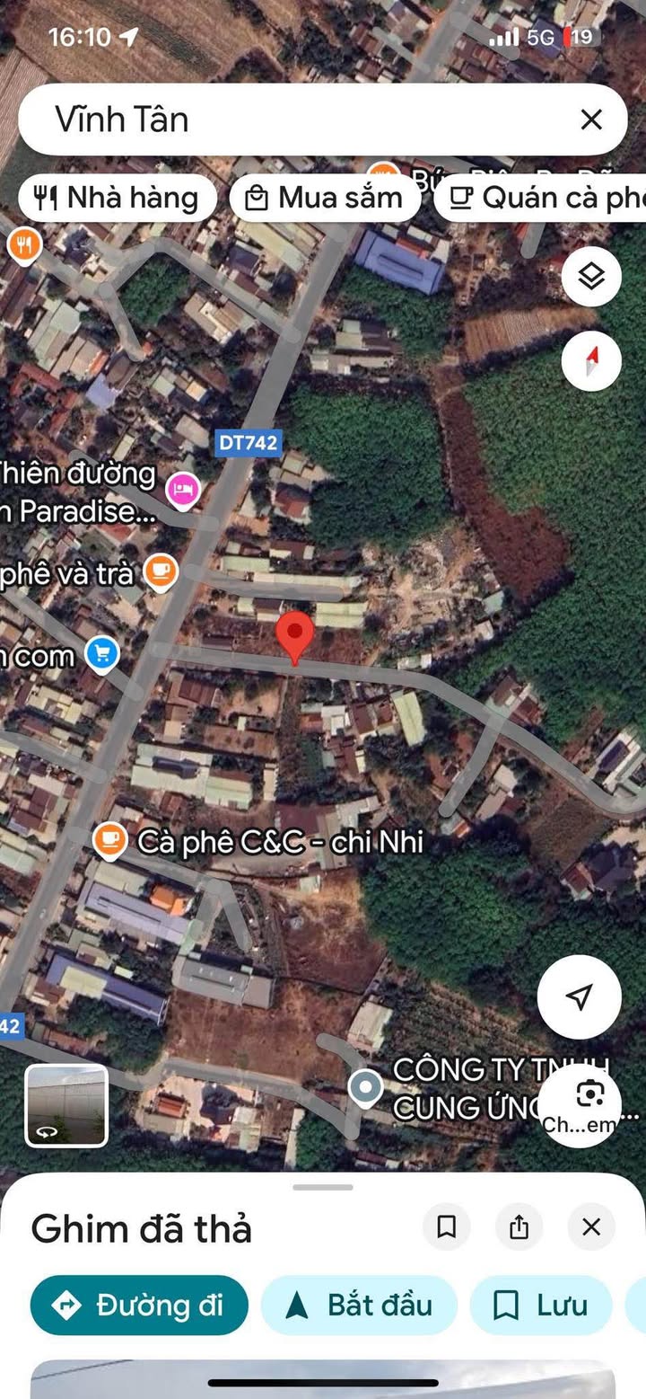 Đất nền Vĩnh Tân 250m² giá 2.8 tỷ - Mặt tiền đường nhựa, khu dân cư đông đúc!