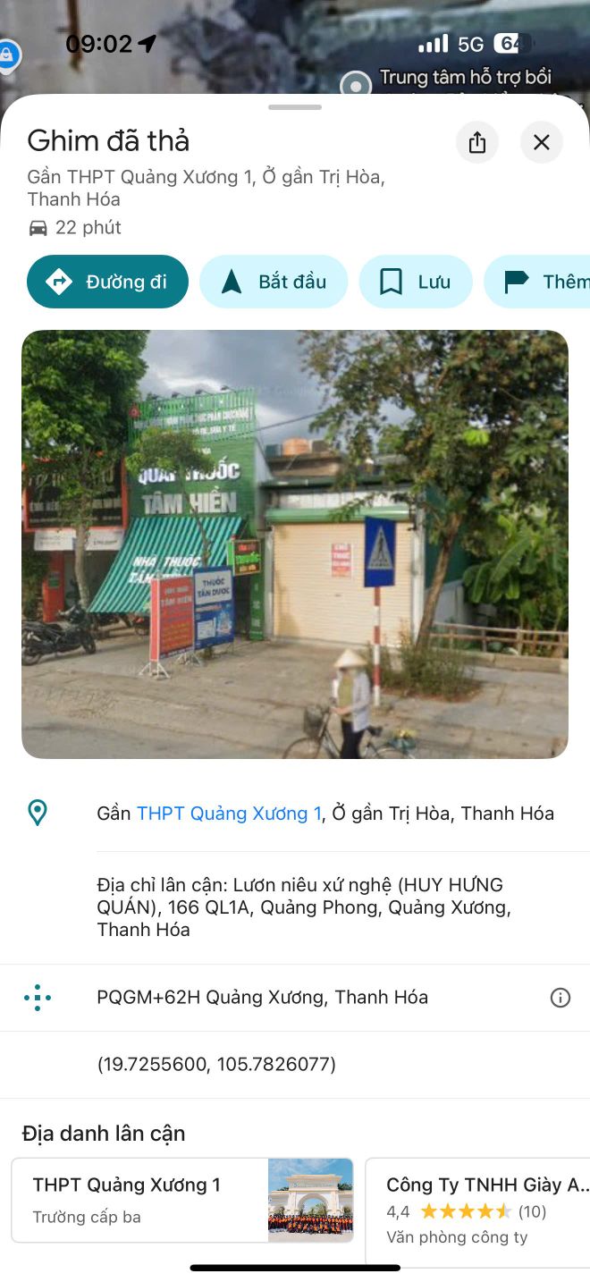 Đất nền liền kề tại Thị trấn Tân Phong, Quảng Xương 136m² giá 5 tỷ - Đầu tư sinh lời ngay!