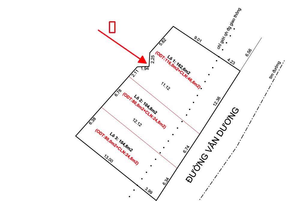Đất nền Hương Thủy 104m² giá 1.456 tỷ - Đầu tư sinh lời ngay!