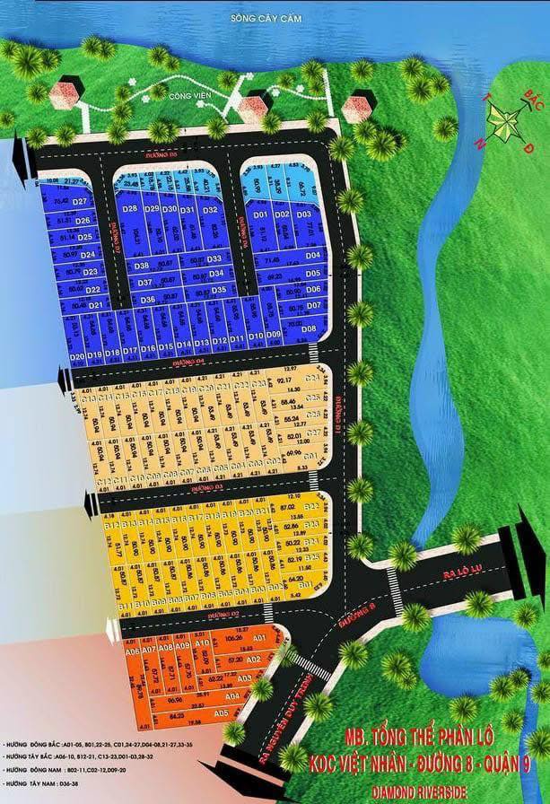 Đất nền Lò Lu, P.Trường Thạnh 54.7m² giá 3.45 tỷ - Đường ô tô đi vào thuận tiện!