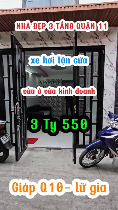 Nhà FrontHouse 3 tầng kinh doanh Quận 11 giá 3.55 tỷ - Vị trí đắc địa gần chợ Chim Xanh!