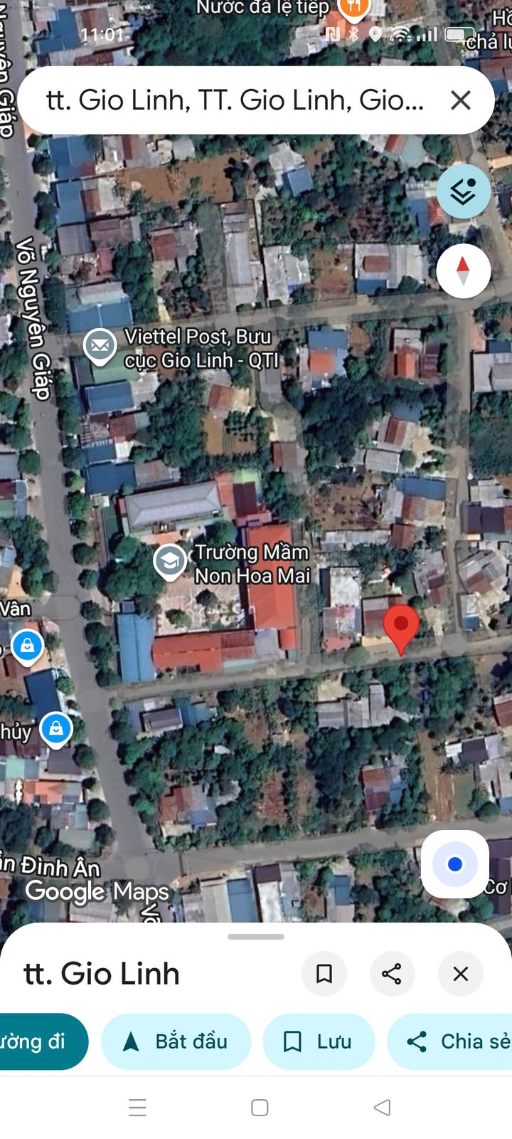 Đất nền Thị trấn Gio Linh 140m² giá thỏa thuận - Sát trường Mầm non Hoa Mai!