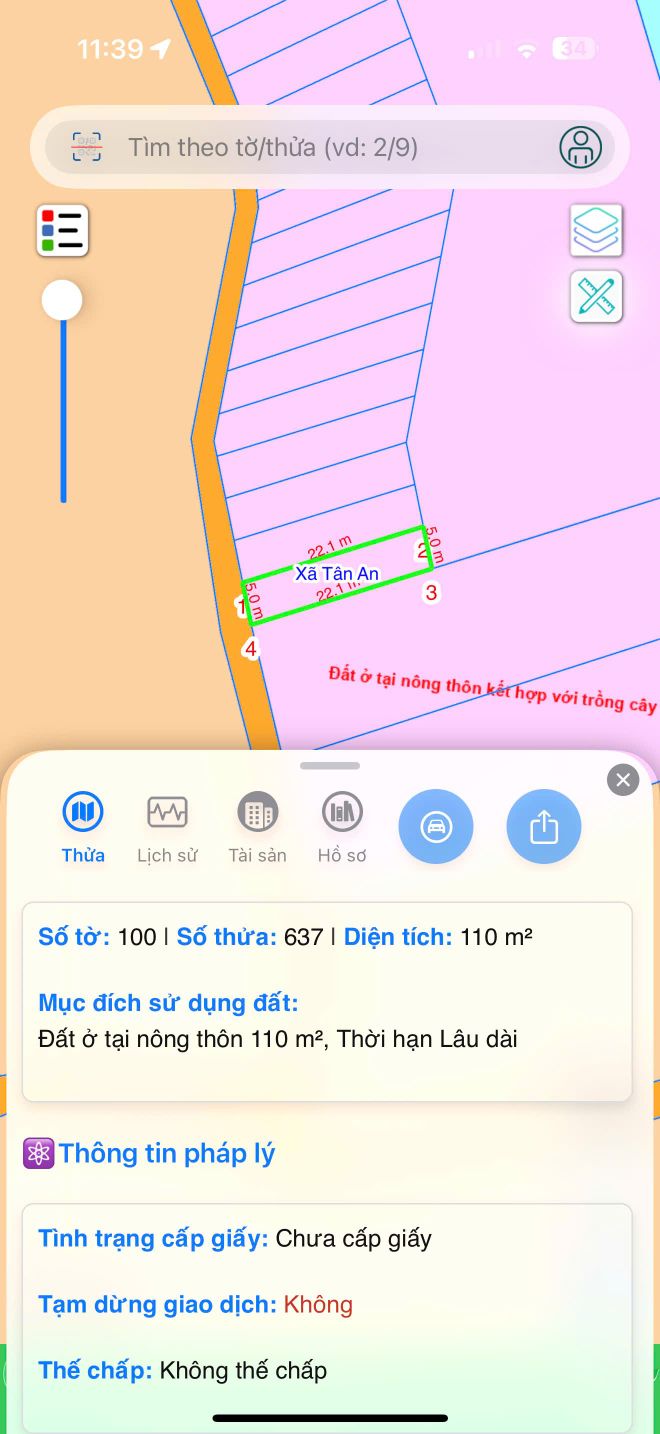 Đất thổ cư khu công nghiệp Sông Mây 110m² giá chỉ 600 triệu - Đầu tư sinh lời ngay!