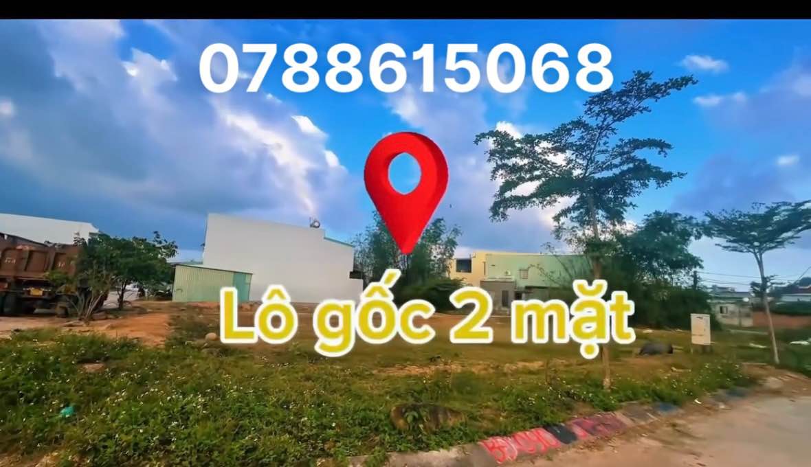 Đất nền góc 2 mặt tiền Thị trấn Diêu Trì 120m² giá chỉ 2 tỷ - Đầu tư sinh lời ngay!