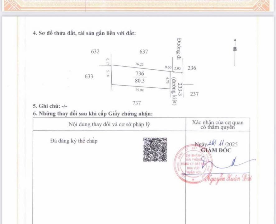 Đất nền kiệt Lê Đức Anh, Phường Vỹ Dạ, 80.3m² giá 1.35 tỷ - Cơ hội đầu tư tuyệt vời!