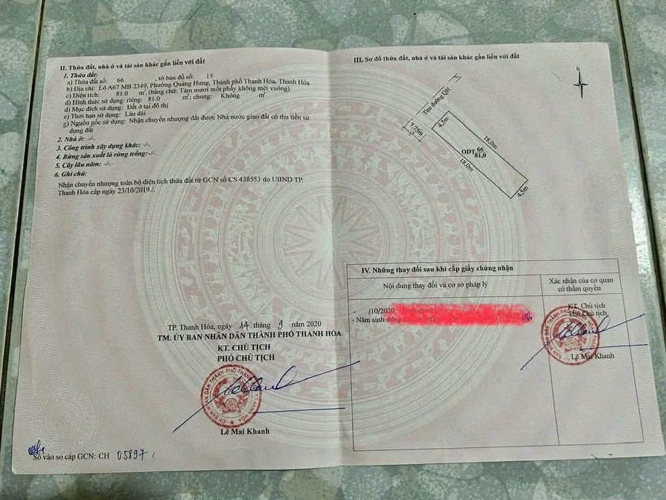 Đất nền Quảng Hưng 81m² giá 1.7 tỷ - Sổ hồng chính chủ, xây dựng tự do!