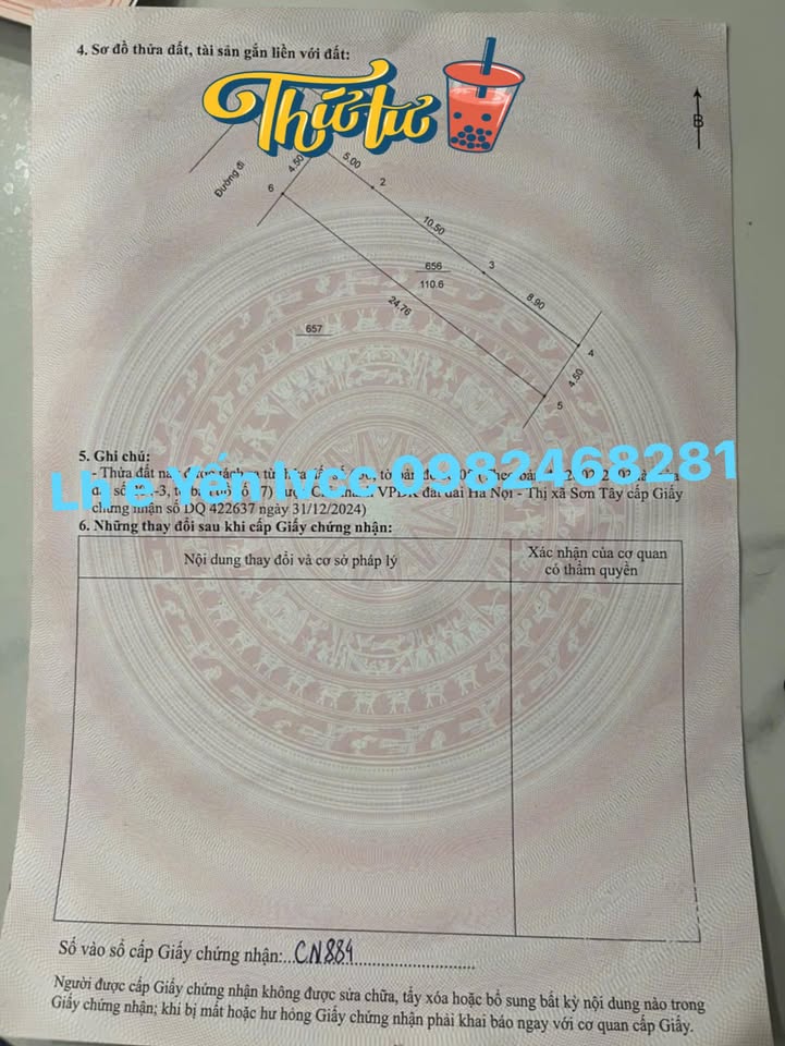 Đất nền phường Trung Sơn Trầm 110m² giá 2 tỷ - Đường ô tô vào tận đất!