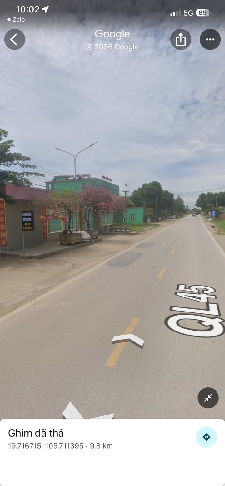 Đất nền Quốc lộ 45, Nông Cống, 250m² - Sổ đỏ chính chủ, giá tốt!