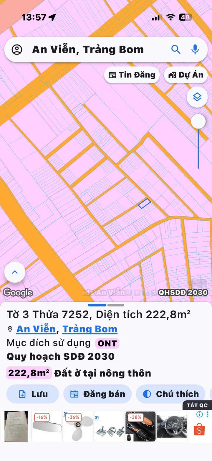 Đất nền Ấp 5, Trần Vĩnh Lộc, 220m² giá 2.5 tỷ - Đầu tư sinh lời cao!