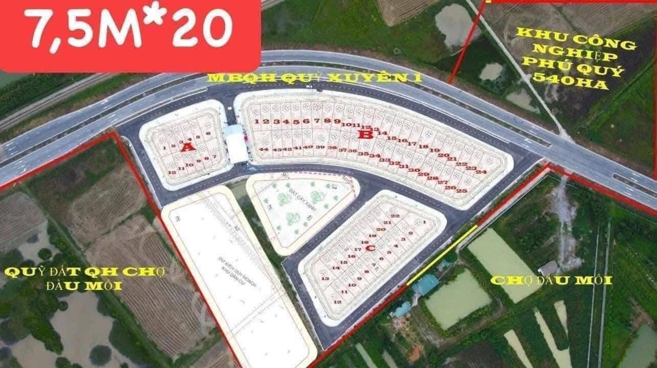 Đất nền dự án MBQH 87 Quỳ Xuyên 200m² giá 1 tỷ - Đối diện KCN Phú Quý