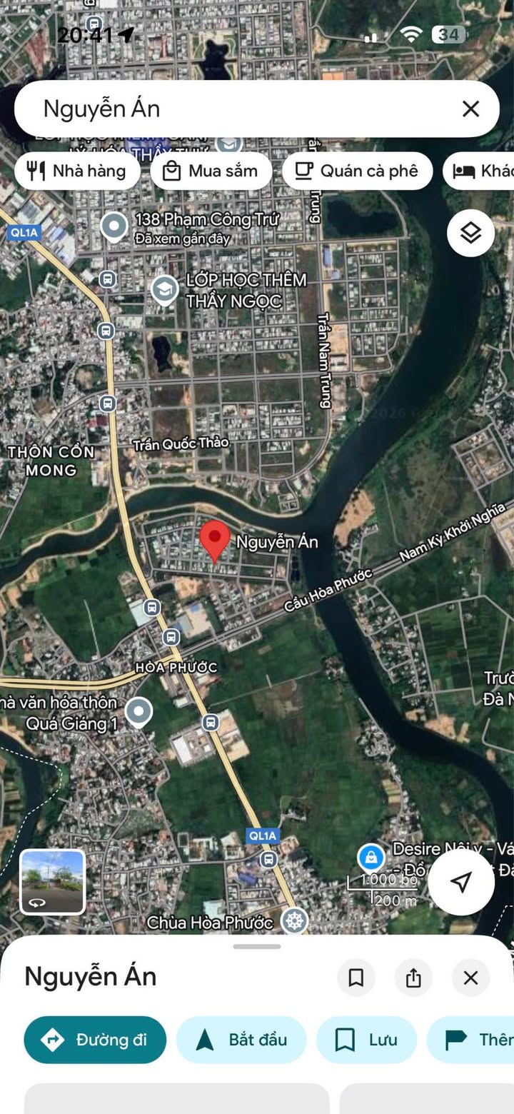 Đất nền đường Nguyễn Án, phường Hòa Xuân, Đà Nẵng 100m² - Vị trí đắc địa gần sông