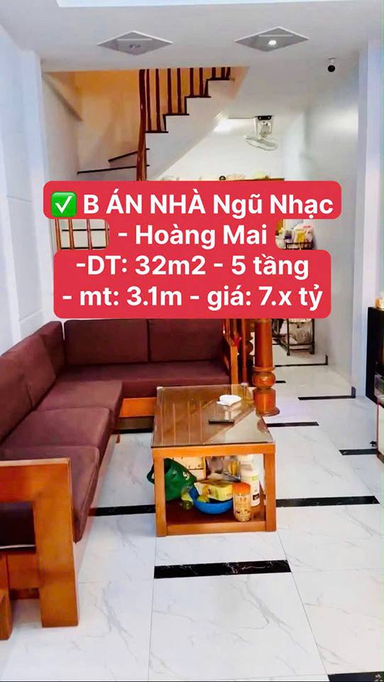 Nhà Ngũ Nhạc, Hoàng Mai 32m² giá 7 tỷ - Đầu tư sinh lời tuyệt vời!