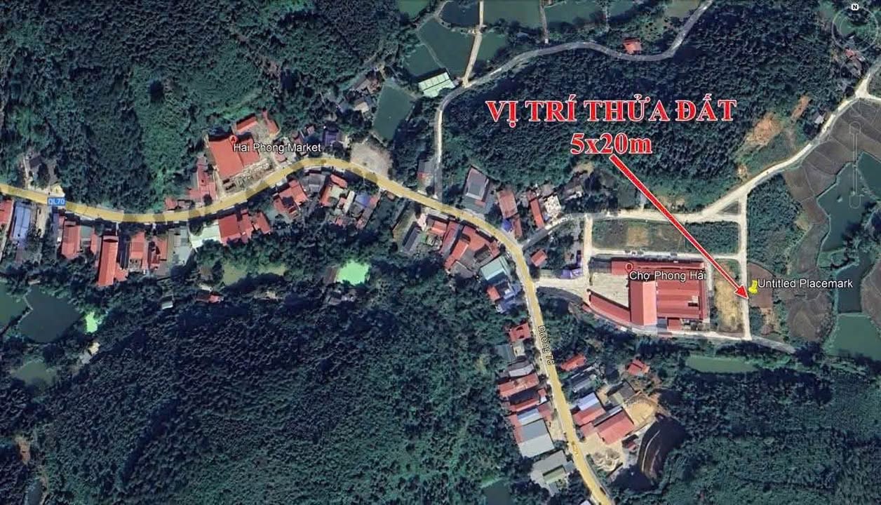 Đất nền 100m² tại Chợ Phong Hải, Bảo Thắng, Lào Cai giá chỉ 300 triệu - Sổ đỏ chính chủ sang tên ngay!