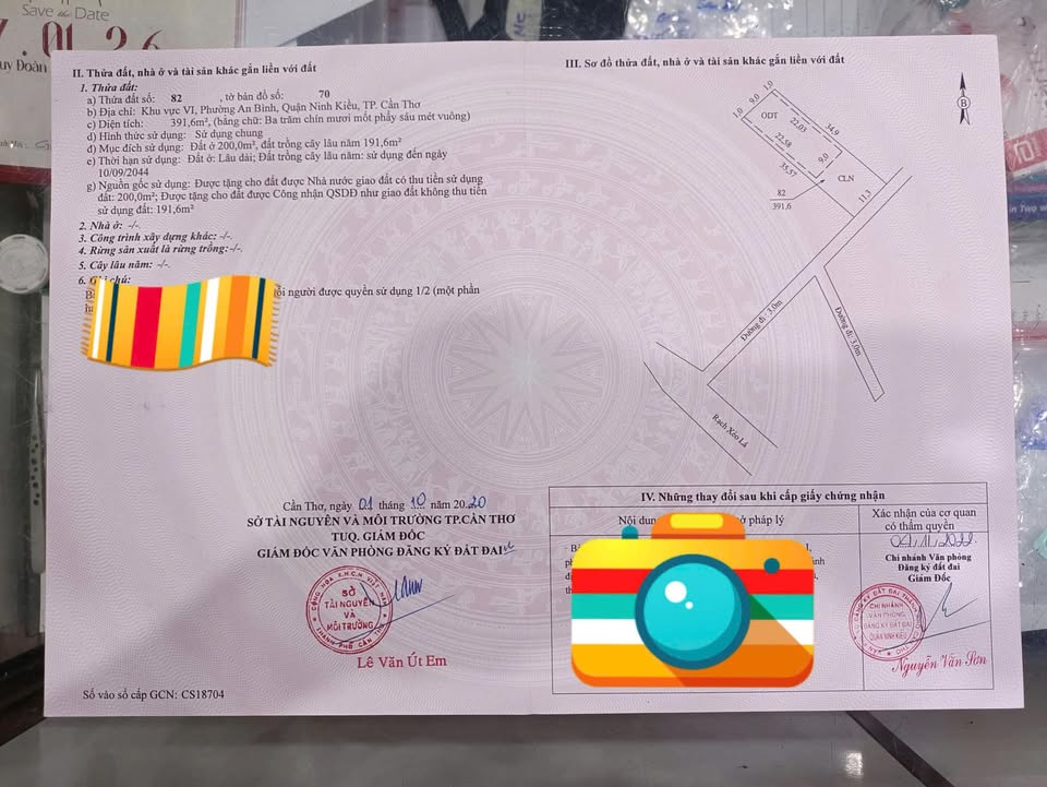 Đất nền Phường An Bình, Quận Ninh Kiều 391m² giá 4.2 tỷ - Đầu tư sinh lời ngay!