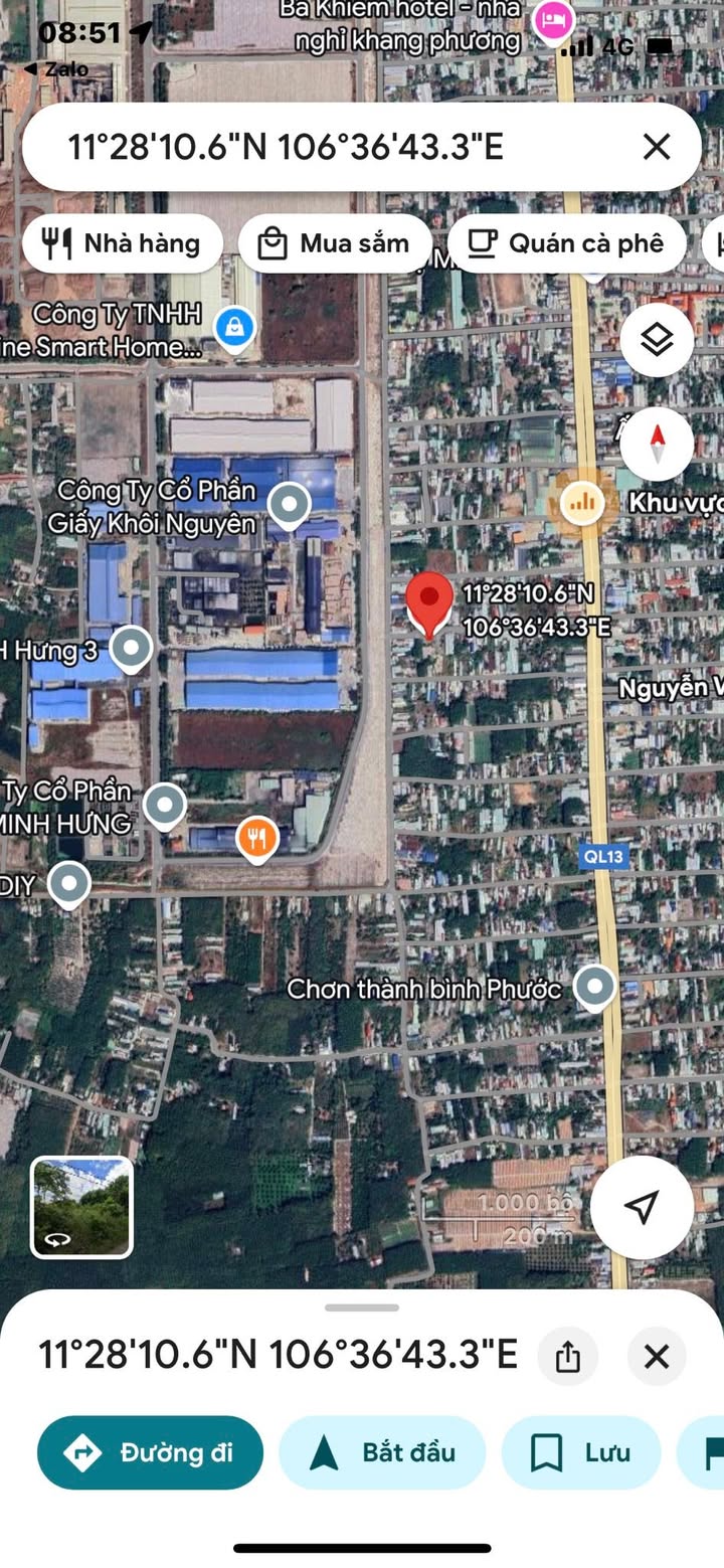 Đất thổ cư 504m² tại Khu phố 2, Minh Hưng - Mặt tiền đường nhựa mới, giá chỉ 2 tỷ!