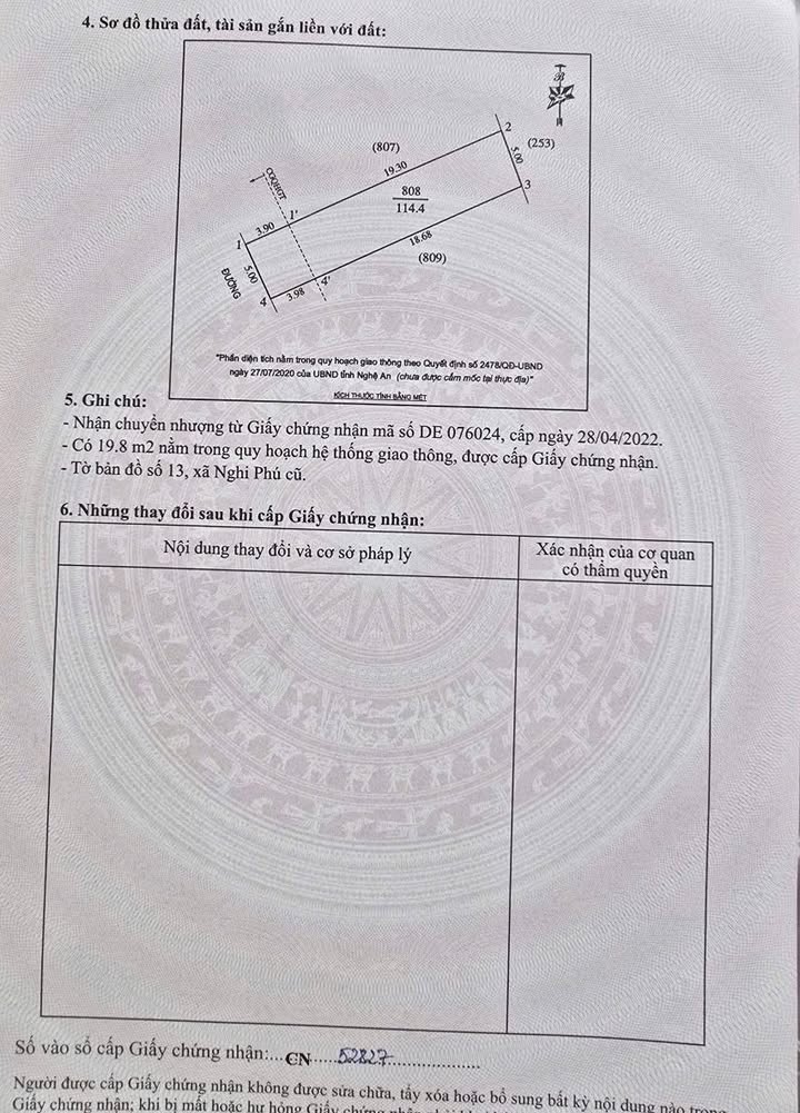 Đất nền Nghi Phú 114m² giá 5.5 tỷ - Đầu tư sinh lời tuyệt vời!