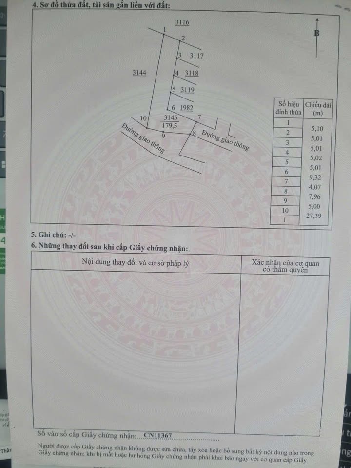 Đất thổ cư Phổ Yên 179.5m² giá 800 triệu - Tiện ích đầy đủ xung quanh!