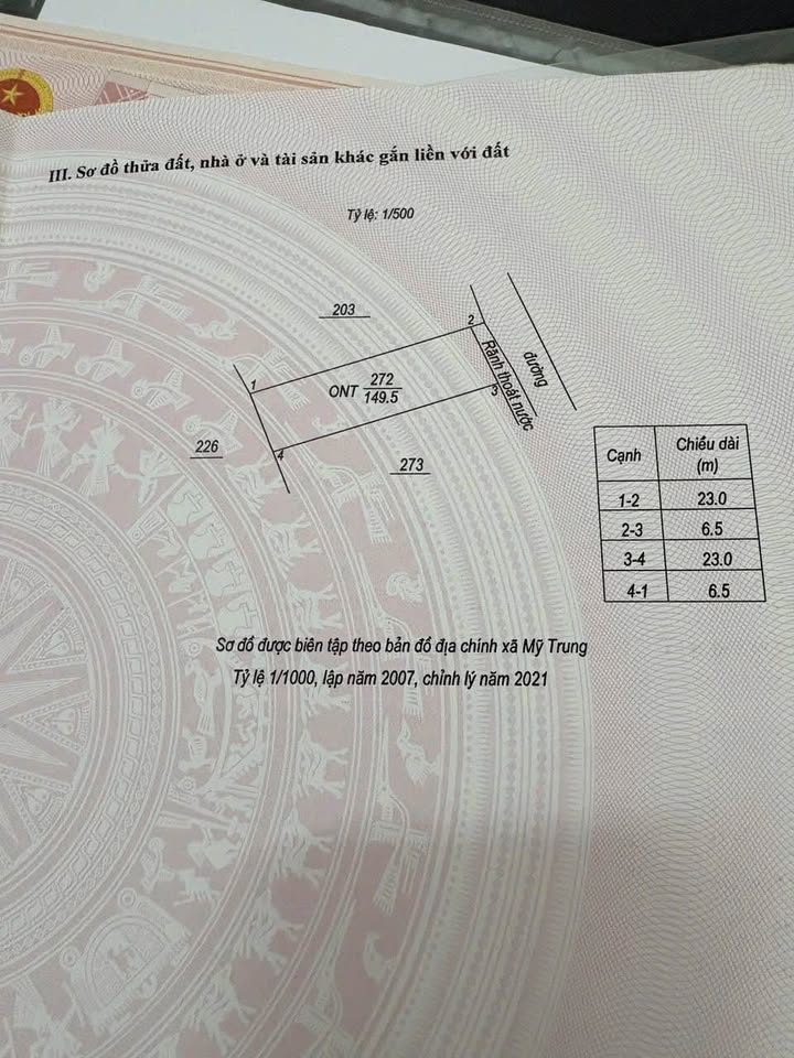 Đất nền phường Mỹ Trung, Thành phố Nam Định 150m² giá 1.95 tỷ - Đầu tư sinh lời tiềm năng!