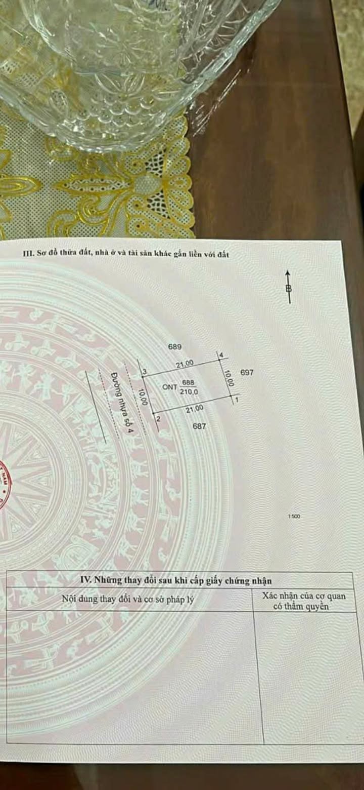 Đất nền Xã Định Hiệp, Huyện Dầu Tiếng 210m² giá chỉ 900 triệu - Cơ hội đầu tư hấp dẫn!