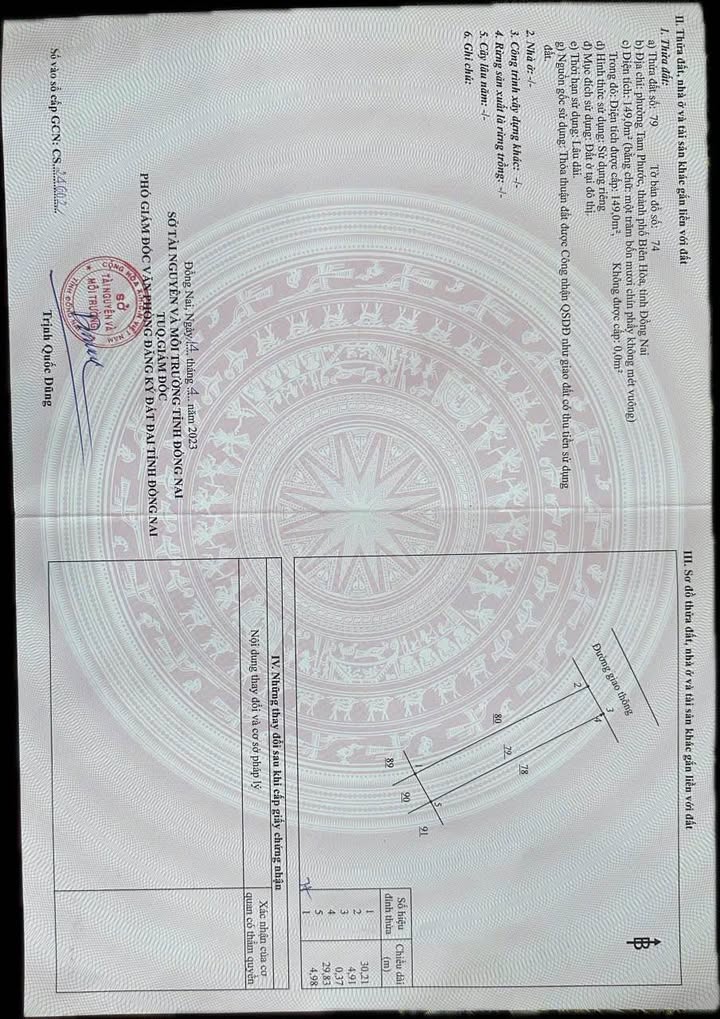 Đất thổ cư 150m² tại Tam Phước, Biên Hòa chỉ 1.4 tỷ - Cơ hội đầu tư tuyệt vời!