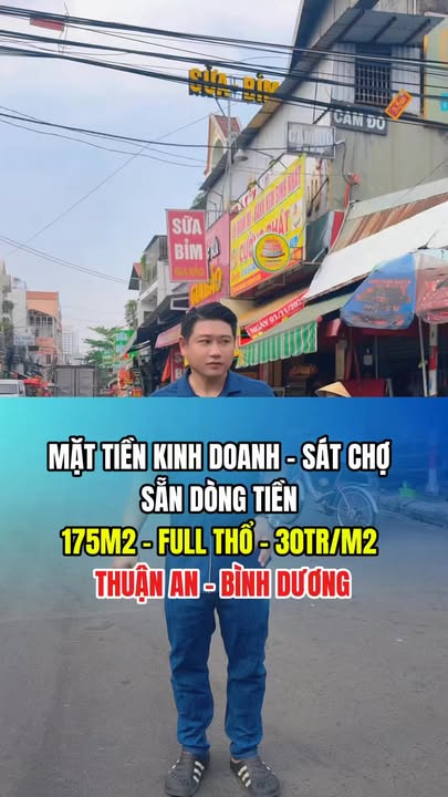 Mặt tiền kinh doanh Thuận An 175m² giá 5.25 tỷ - Đầu tư sinh lời ngay!