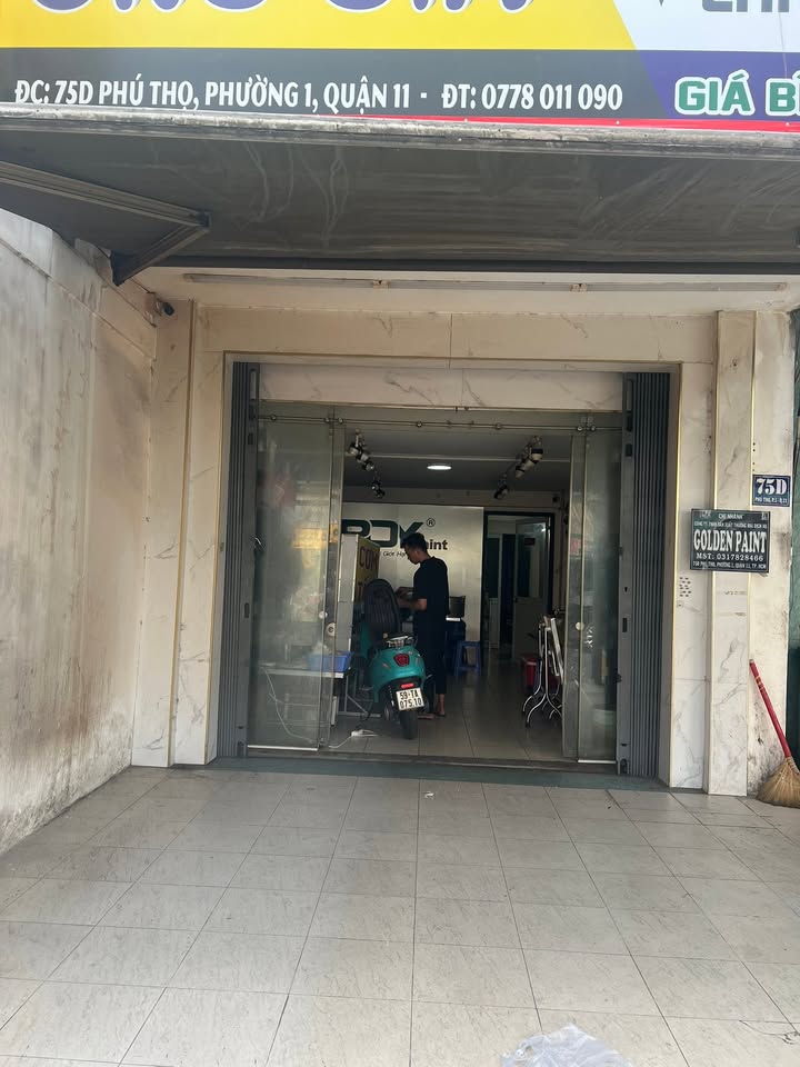 Cho thuê mặt bằng 75D Phú Thọ, Quận 11 - Chỗ ở lại tiện lợi chỉ 12 triệu