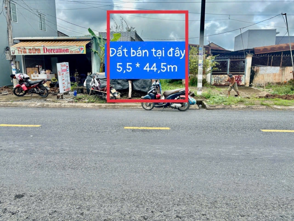 Đất thổ cư mặt tiền đường 833B, xã Long Định, 244,75m² - Giá giảm còn 3,45 tỷ!