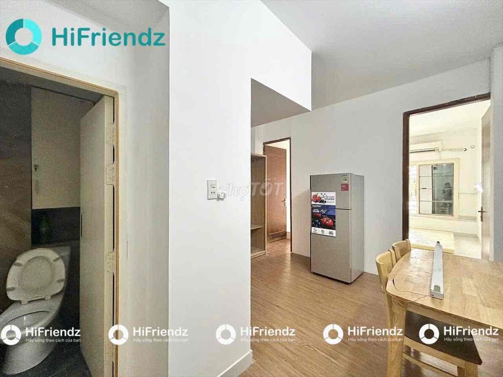 Căn hộ 2PN Thạch Thị Thanh, Quận 1 giá 10.5 triệu - Thiết kế hiện đại, sẵn sàng vào ở!