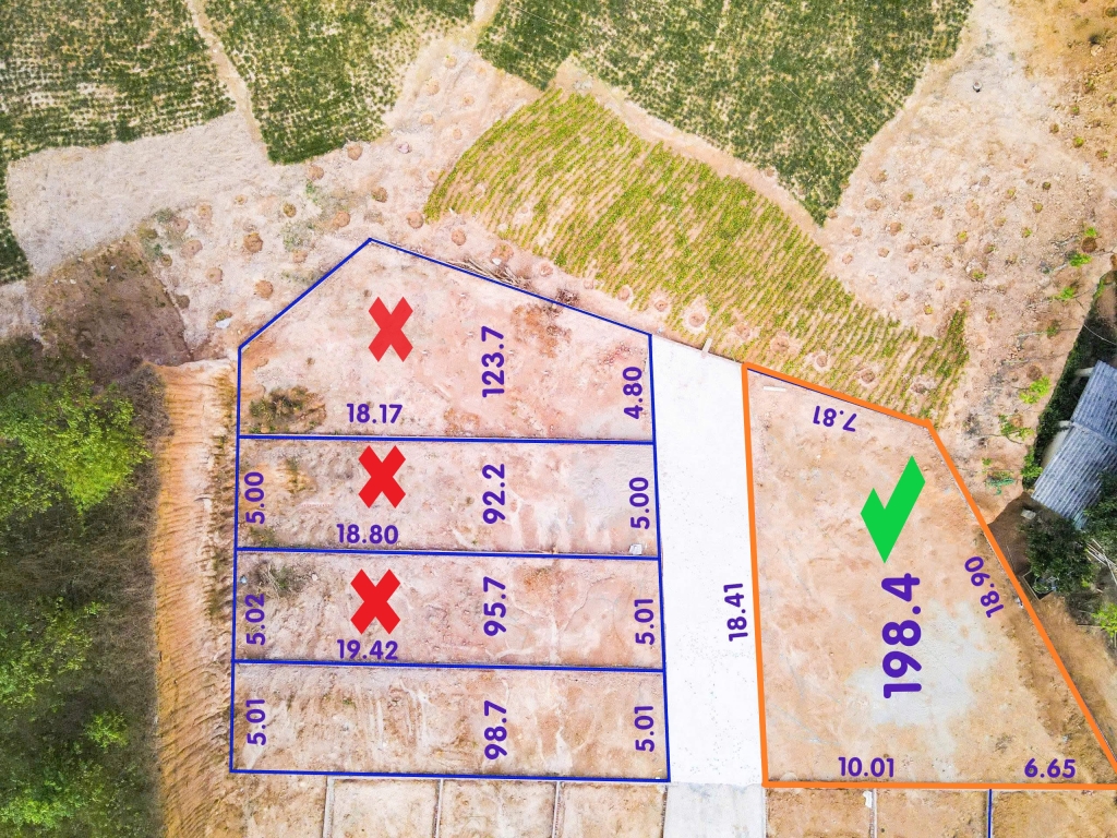 Đất nền 198m² khu 3 Phú Hộ, mặt tiền 18m - Giá chỉ 940 triệu!