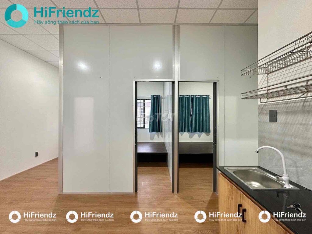 Căn hộ 2PN siêu rộng mới xây đầy đủ nội thất ngay Lũy Bán Bích - Không ngập nước!