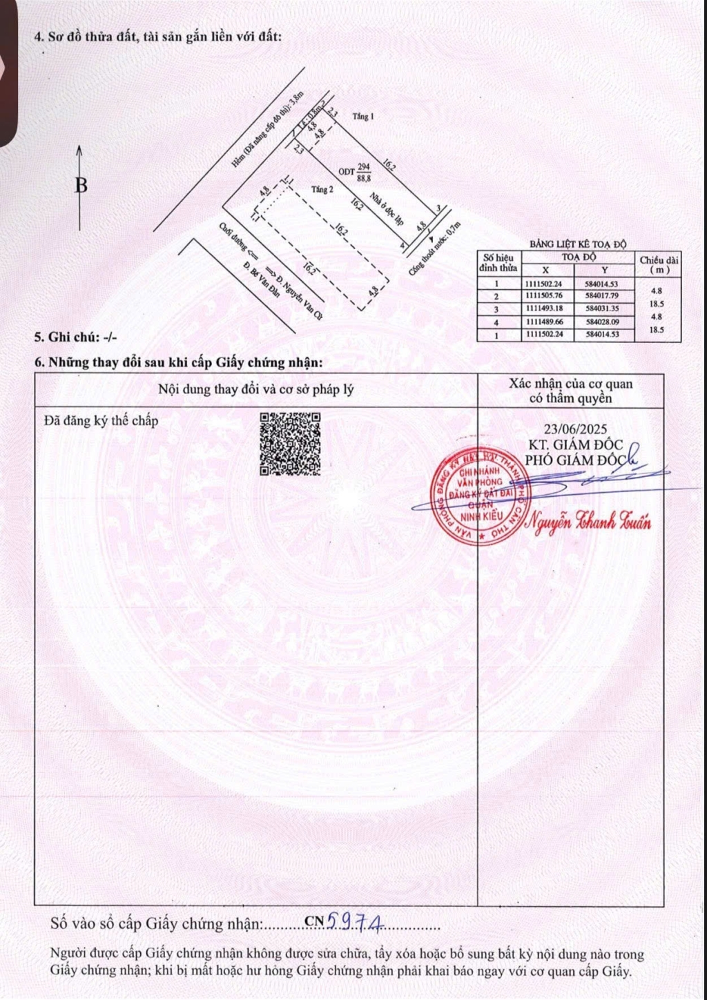 Nhà 1 trệt 1 lầu phường An Hòa, quận Ninh Kiều 95m² giá 4.25 tỷ - Đầu tư sinh lời!