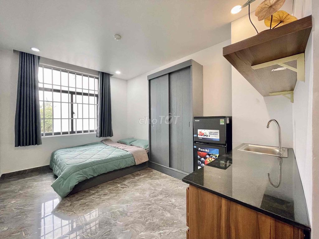 Căn hộ mini 26m² tại Vòng Xoay Trung Sơn, Quận 8 - Full nội thất tiện nghi chỉ 4.7 triệu