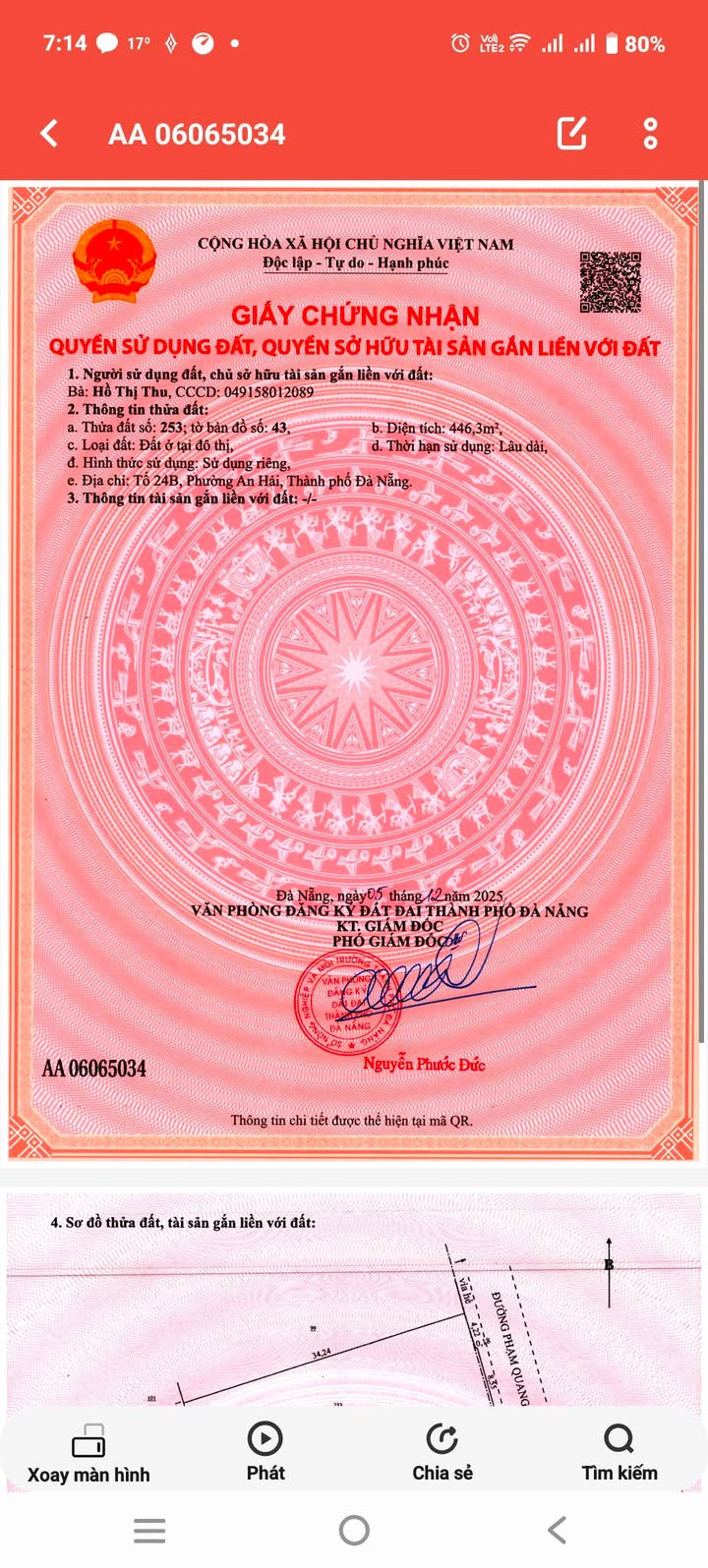 Đất mặt tiền Phạm Quang Ảnh, Quận Sơn Trà 446m² giá 49 tỷ - Cơ hội đầu tư tuyệt vời!