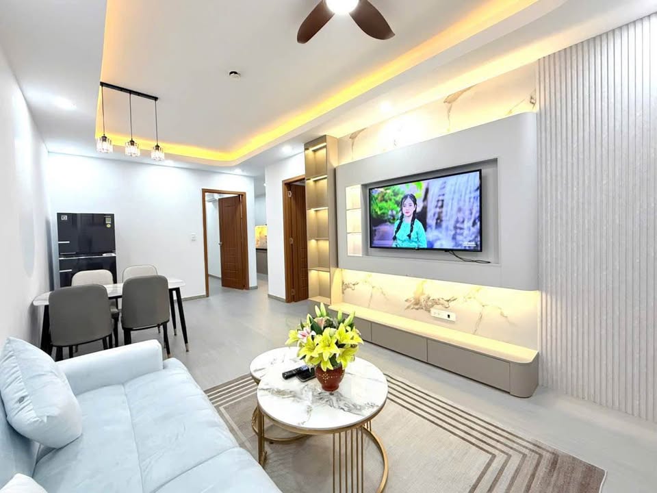 Căn hộ CT1B HUD Phước Long Nha Trang 60m² giá 2.59 tỷ - Thiết kế thoáng mát, đầy đủ nội thất!