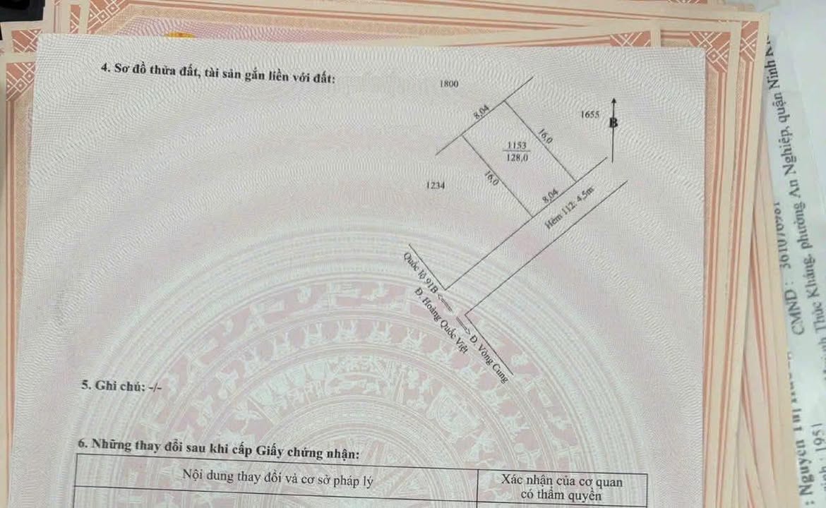 Nhà riêng Hẻm 112 Hoàng Quốc Việt 128m² giá 4 tỷ - Sổ hồng chính chủ!