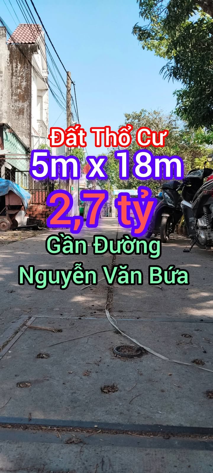 Đất thổ cư 90m² tại xã Xuân Thới Sơn, Hóc Môn giá 2.7 tỷ - Pháp lý rõ ràng!