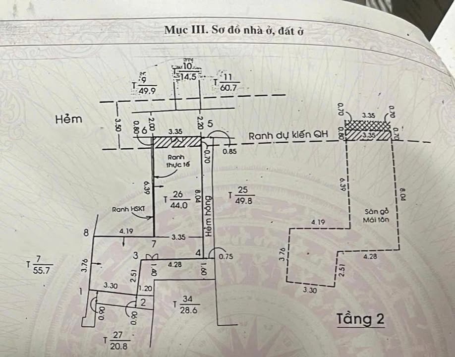 Nhà phố Cách Mạng Tháng 8 Quận 3 44m² giá 5.6 tỷ - Tiềm năng sửa chữa hoặc xây mới!