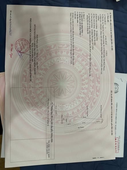 Đất ở Xã Thanh Lương, Bình Long 1080m² giá 900 triệu - Cơ hội đầu tư tuyệt vời!